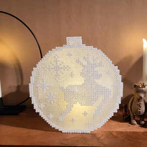 Jullampa -Perler Pärlor Mönster PDF