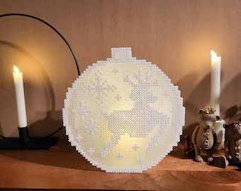 Lâmpada de Natal - Padrão de contas Perler PDF
