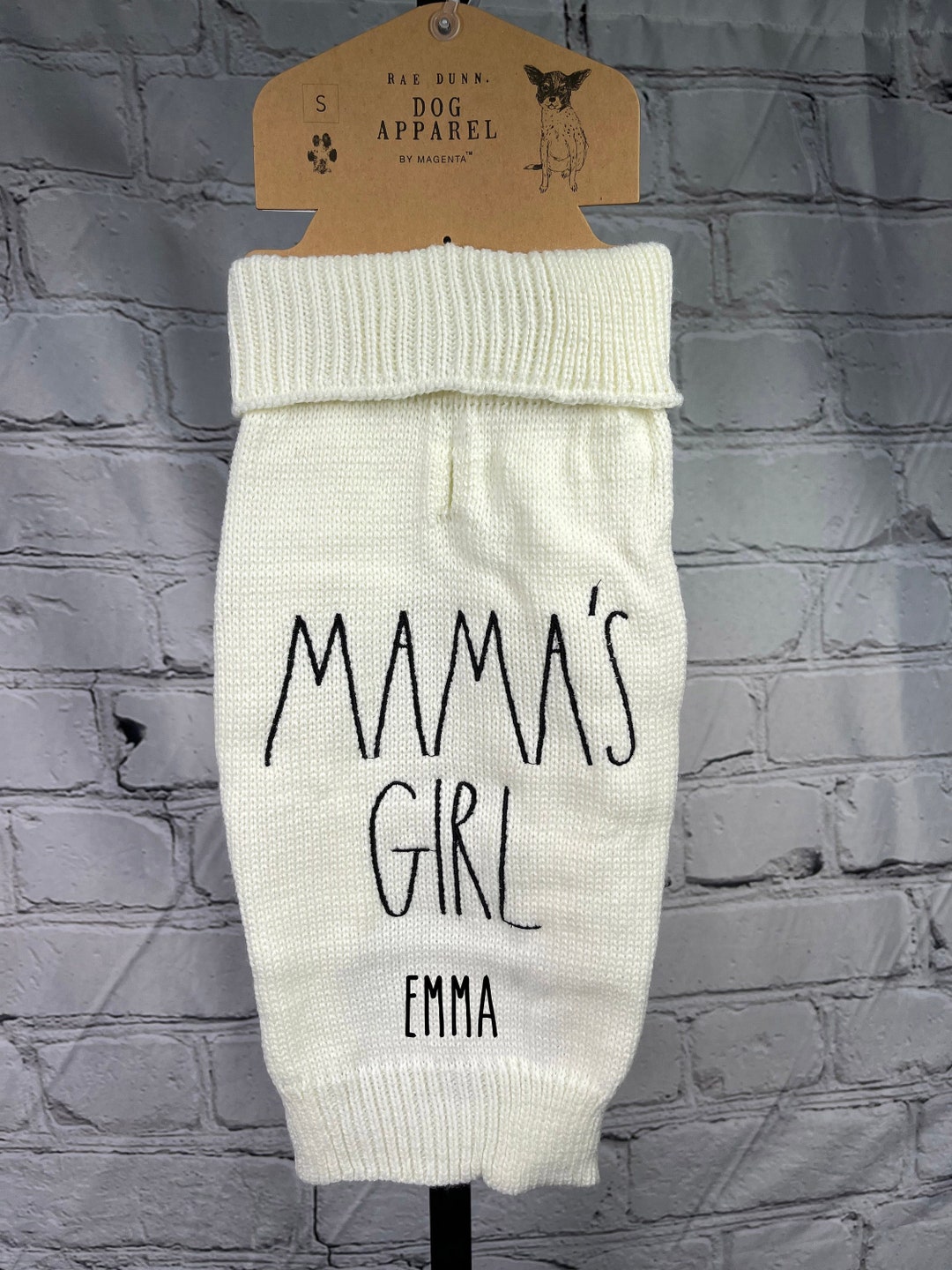 NWT Rae Dunn Mama's Girl Sweater for Pets Rae Dunn Sweater for Dogs