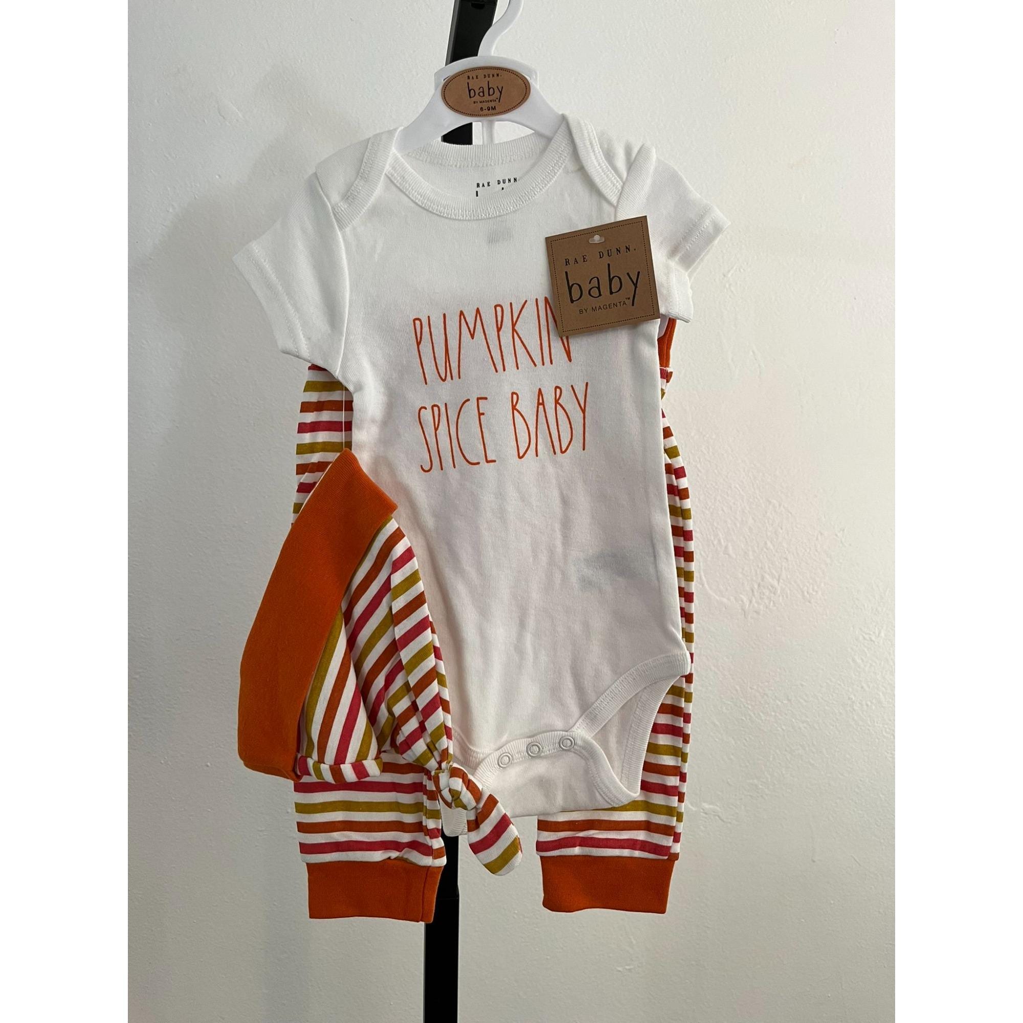 Onesies Rae Dunn Baby Clothing NWT Rae Dunn Baby 3-piece Pumpkin