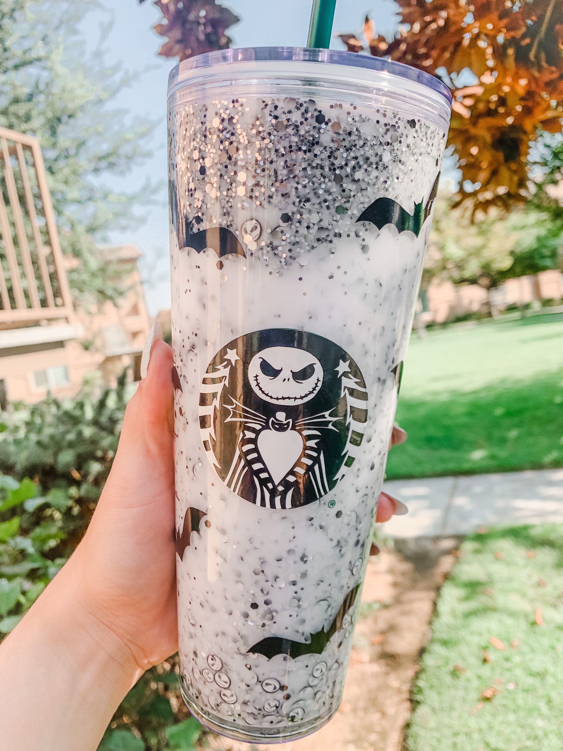 Jack Skellington Snow Globe Tumbler | Nightmare Before Christmas Cup …