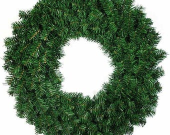 Plain Artificial Green Spruce Wreath Rings For DIY Christmas Pine Wreath Xmas Door Craft