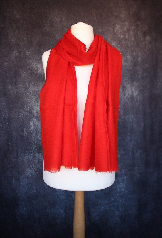 Fine Wool and Silk Scarf - Various Colours Fine Wool and Silk Scarf - Various Colours