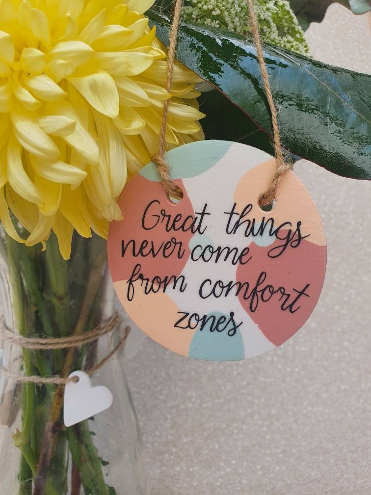 Affirmation wall hanging sign decoration plaque Etsy