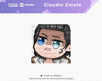 Claudio Serafino Tekken Emote (Twitch/Discord) | Disgusted