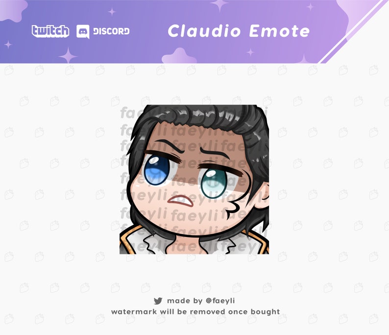 Claudio Serafino Tekken Emote Twitch/Discord Disgusted image 1