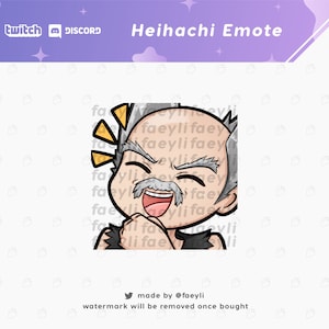 Emotka Heihachi Mishima Tekken (Twitch/Discord) | LUL | Śmiech