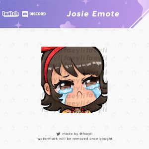 Josie Rizal Tekken Emote (Twitch/Discord) | Crying