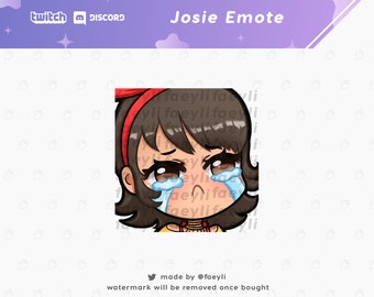 Josie Rizal Tekken Emote (Twitch/Discord) | Crying