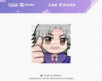 Lee Chaolan Tekken Emote (Twitch/Discord) | Excellent | Thumbs Up