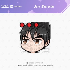 Jin Kazama Tekken Emote (Twitch/Discord) | Speechless