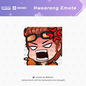Hwoarang Tekken Emote (Twitch/Discord) | Mad | Wütend