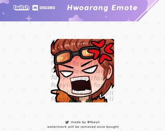 Hwoarang Tekken Emote (Twitch/Discord) | Mad | Angry