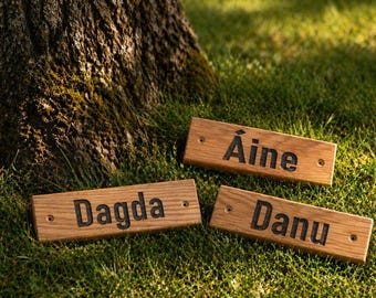 Handmade Laser Engraved Solid Oak Sign: Custom Door, Gate sign, bench sign, Wall sign. Fence sign, house Decor. #Look at Pictures for ideas#