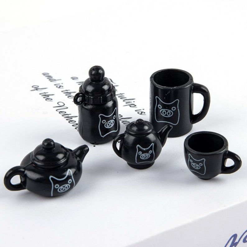 5pcs/set Different Styles Teapot Tea Cup Tea Set Kettle Etsy