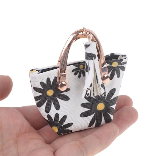 Dollhouse Miniature Tote Bag Handbagmini Doll Accessories Etsy