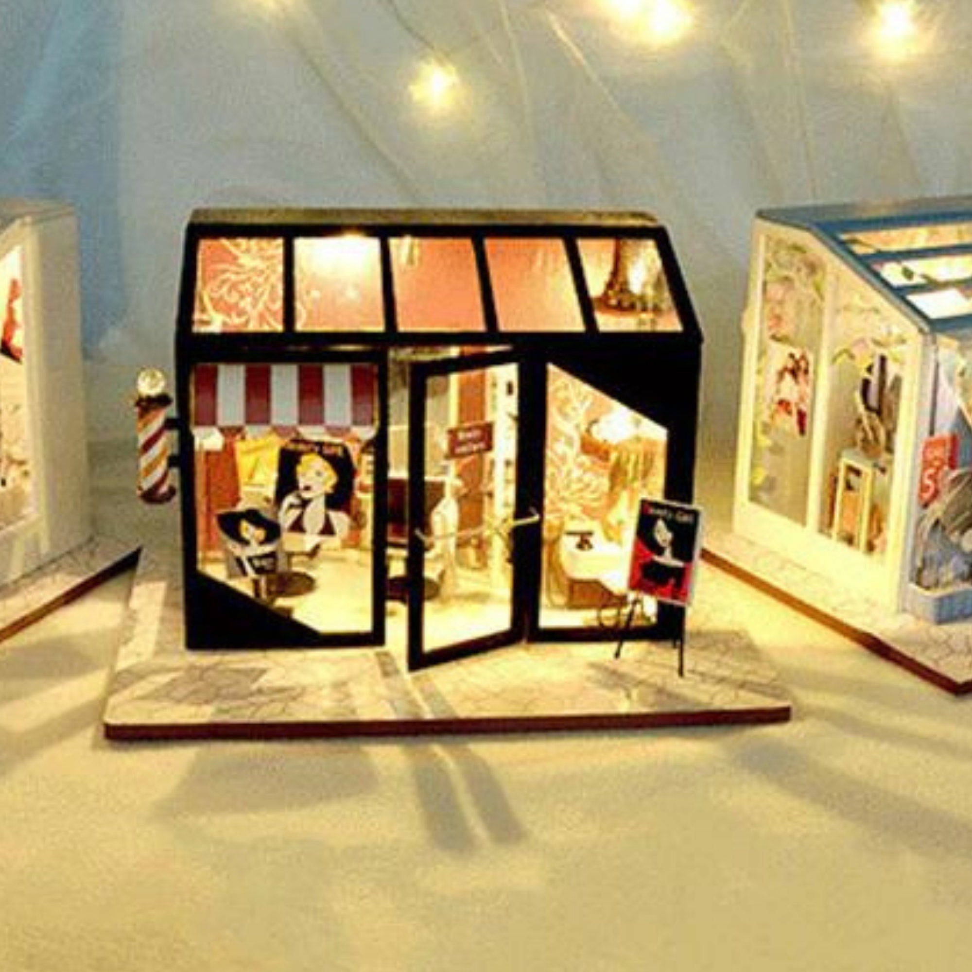 Salon Boutique DIY Dollhouse Miniature DIY Doll House With Etsy