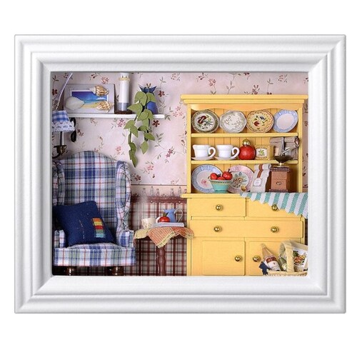 DIY KIT Wooden Frame Dollhouse Miniature Collection Etsy