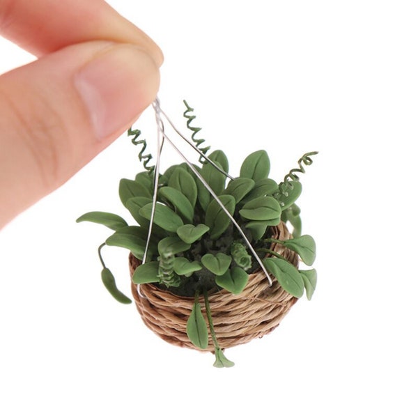Miniature Dollhouse Plants Etsy
