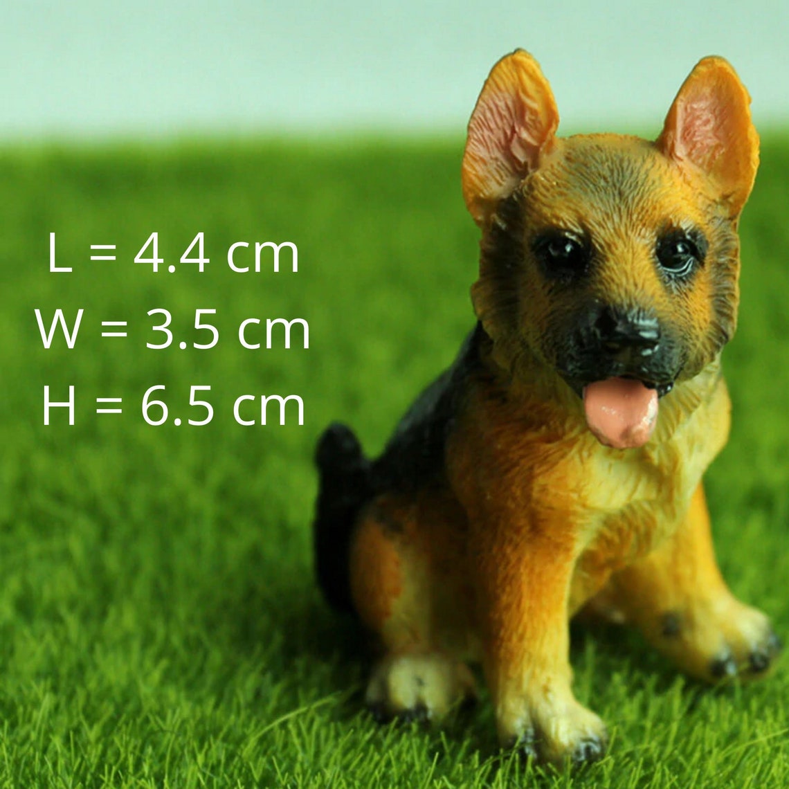 Miniature German Shepherd Dog Mini Puppy Dollhouse Accessory Etsy