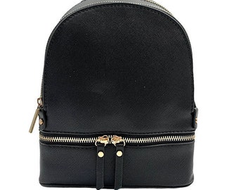 mini black bookbag