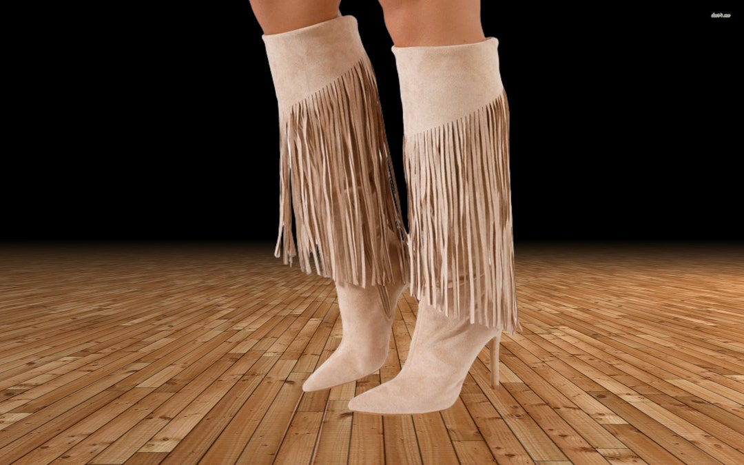 missguided beige boots