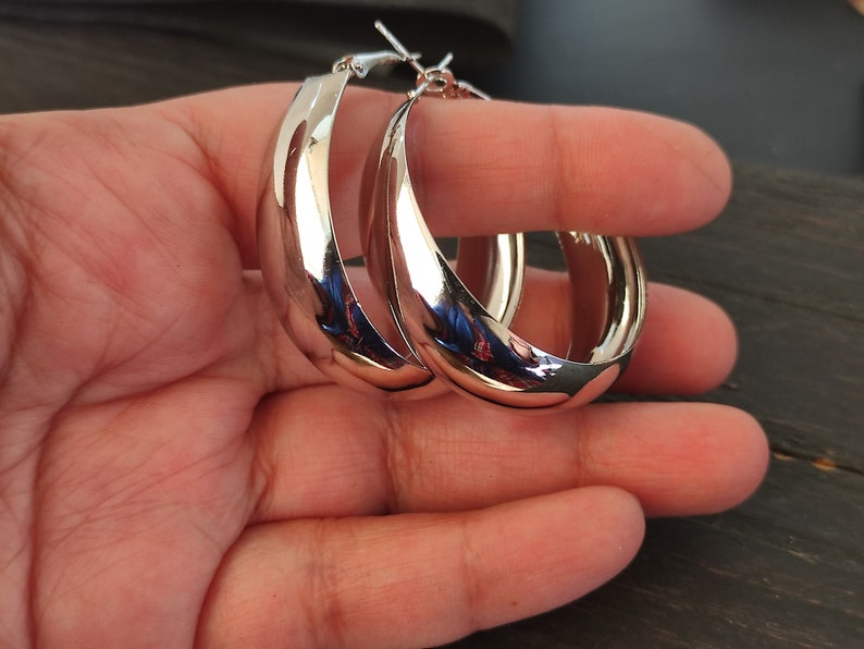 Big hoops silver main image 0