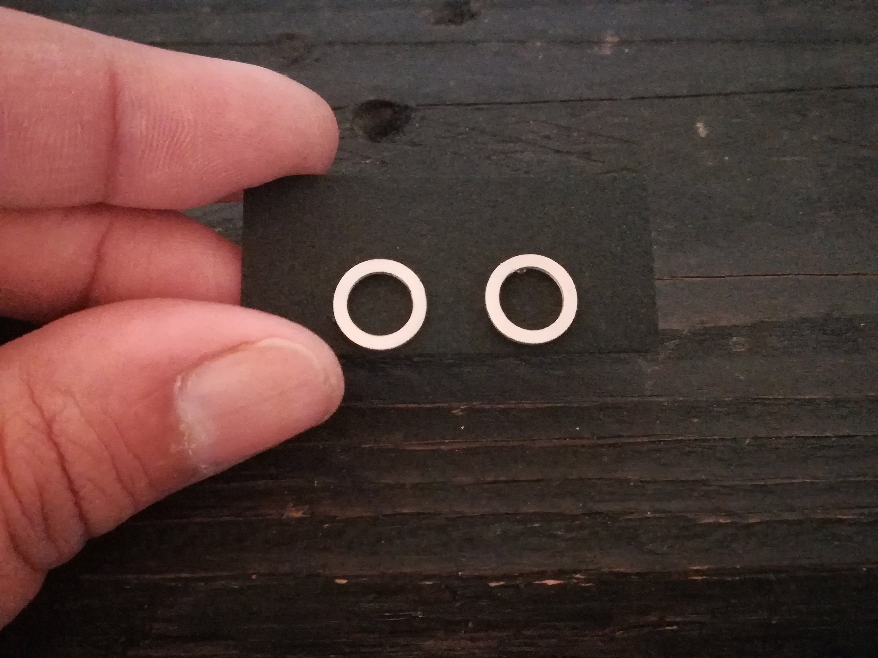 Pair of Small Circle Silver Earrings Circle Post Earrings Bts Earrings Unisex Earrings Stainless