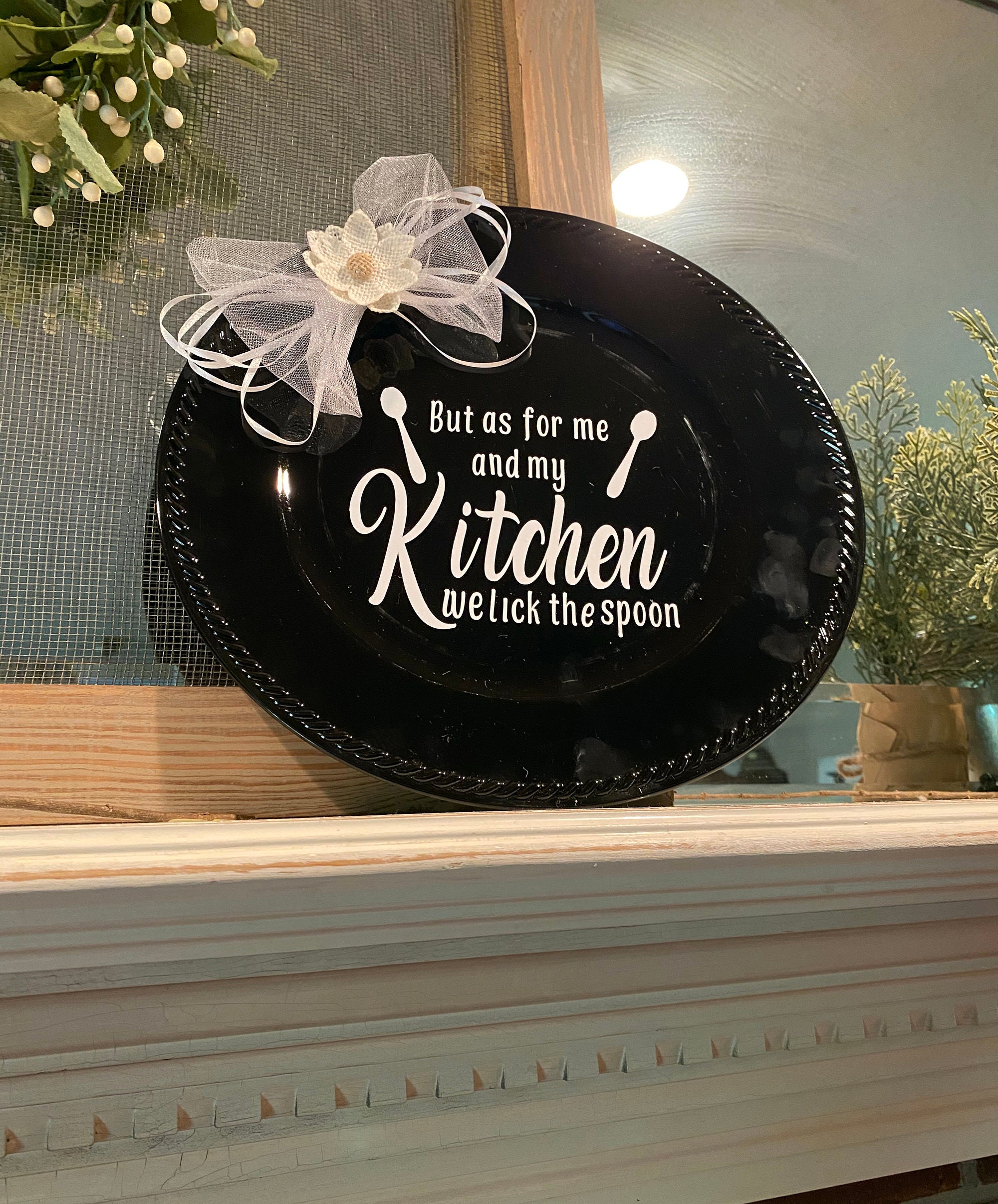 Kitchen Plate Decor Kitchen Decoration Kitchen Home Decor Etsy