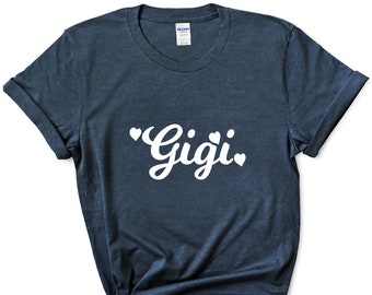 Gigi Shirt: Grandma Gift, SoftStyle Cotton Tee