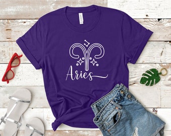 Aries Shirt, Aries Gift, Aries Zodiac Sign T-Shirt