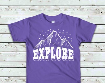 Koszulka Explore Mountains SoftStyle