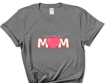 Camiseta para mamá de perro: camiseta de algodón SoftStyle, regalo para mamá de piel