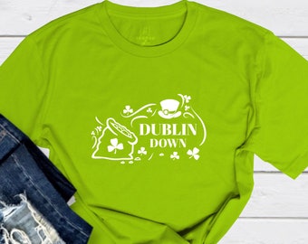 Camiseta de la suerte con trébol de Dublin Down para el Día de San Patricio