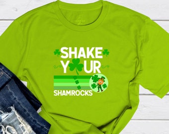 Camiseta Shake Your Shamrocks: Divertida camiseta del Día de San Patricio