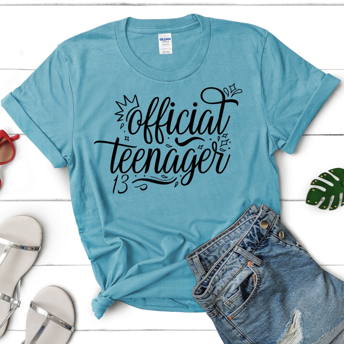 Official Teenager Shirt Official Teenager Shirt Teen Shirt Etsy