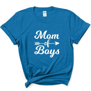 Mom of Boys shirt, Mommy T-Shirt, Mom Shirt, Mom T-Shirt, Gift For Mom, Trendy Mom T-Shirts, Cool Mom Shirts, Mothers&#39; day Shirt