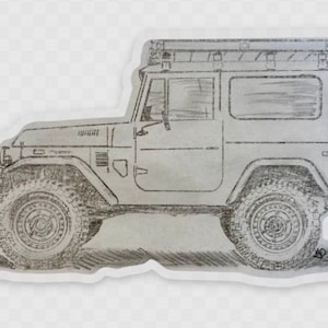 Sticker FJ40 Toyota Land Cruiser
