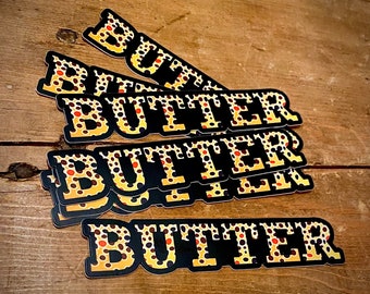 Butter Bachforelle Aufkleber