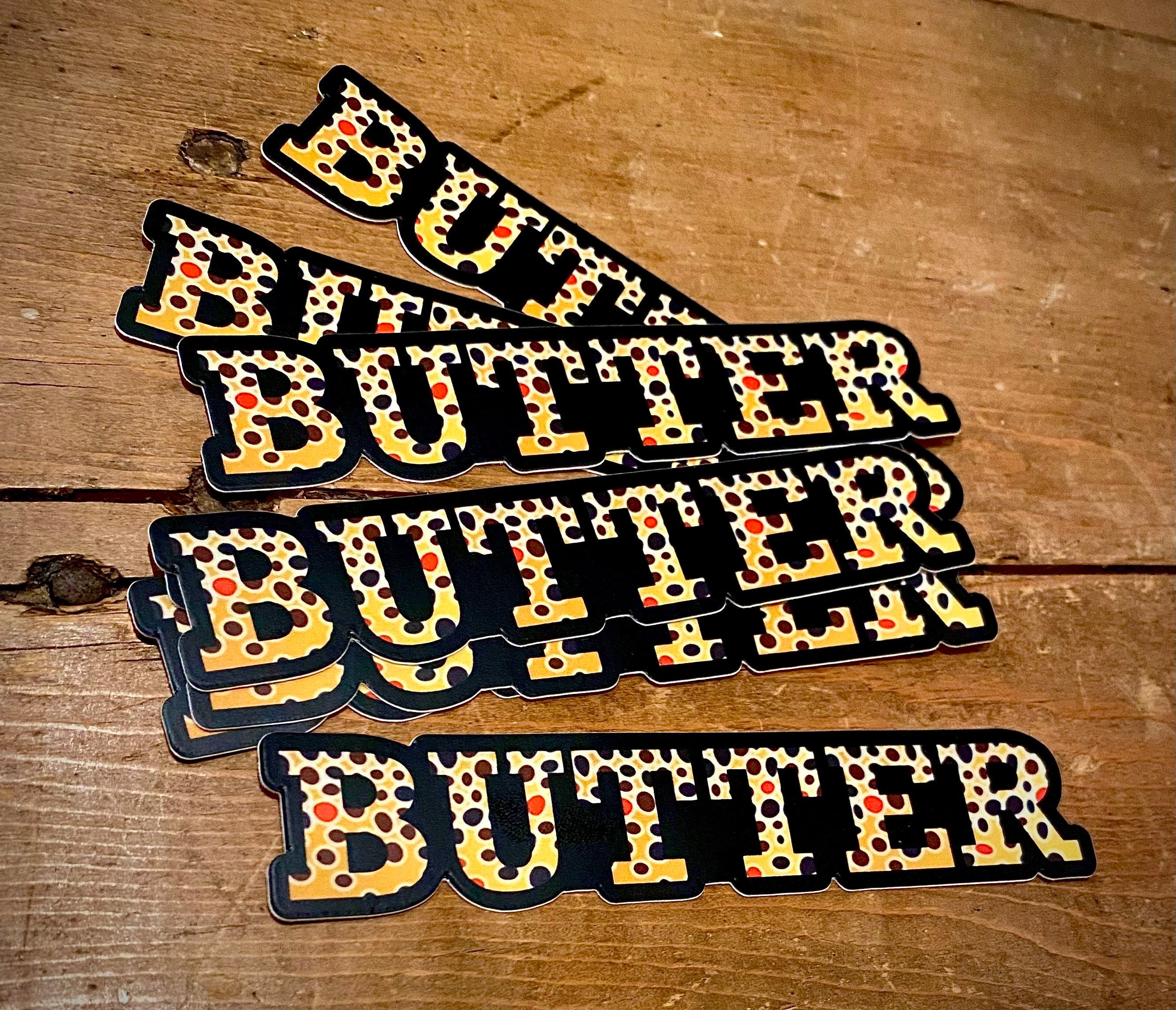 Butter Brown Trout Sticker