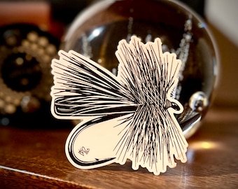 Foam Caddis Fly Sticker