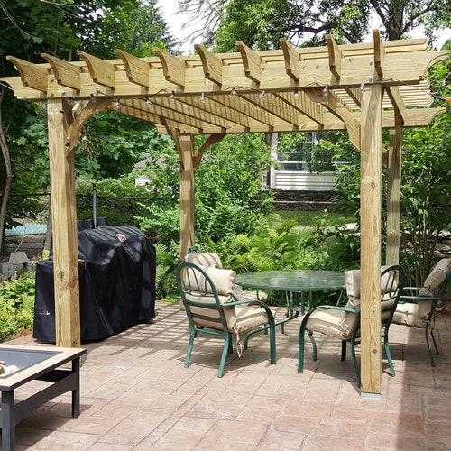 10 X 12 Pergola Plans Pdf File DIY 