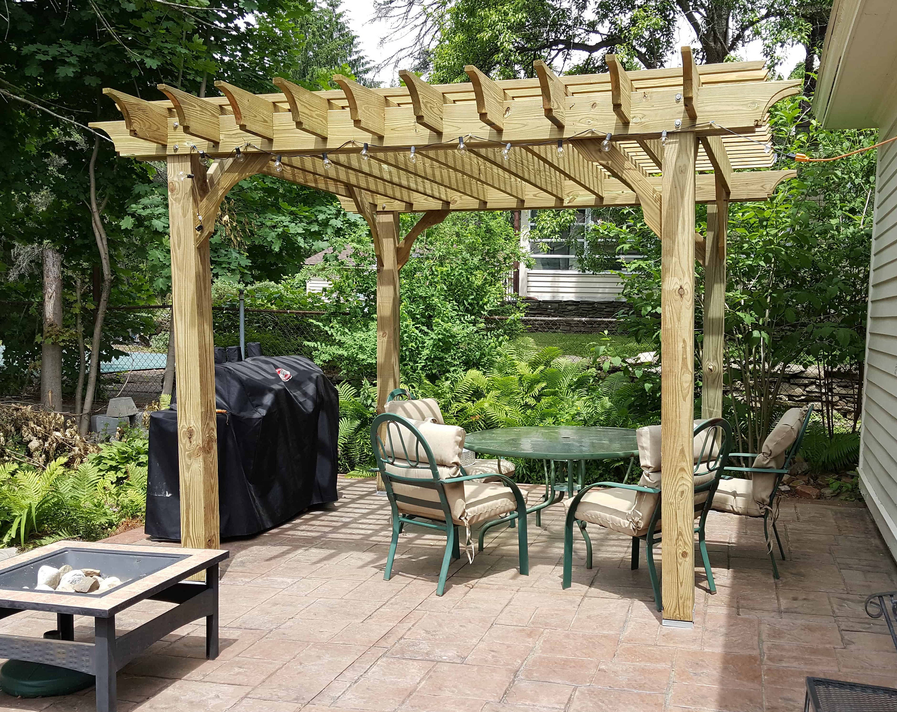 jaloezie taart Hervat 10 x 12 Pergola plans pdf file DIY simple pergola plan Modern - Etsy België