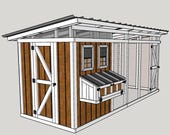 6x18 chicken coop plans - DIY Chicken coop plans with run -DIY Chicken run plans -Chicken Coop & Run Plans -Chicken coop plans 15 chickens
