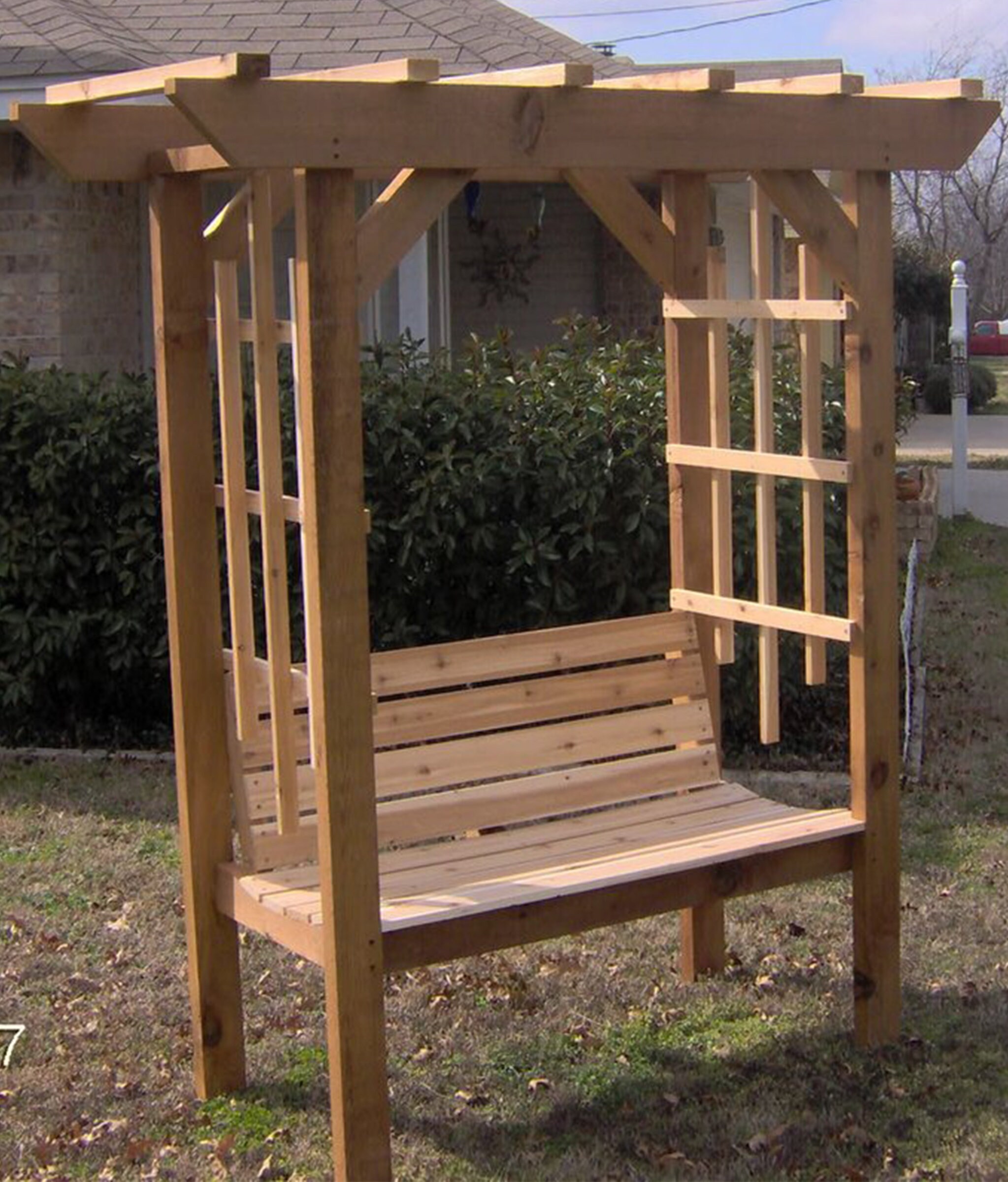 Arbor Bench Plans DIY Arbor Plan Pdf File Digita Dowload Outdoor Arbor