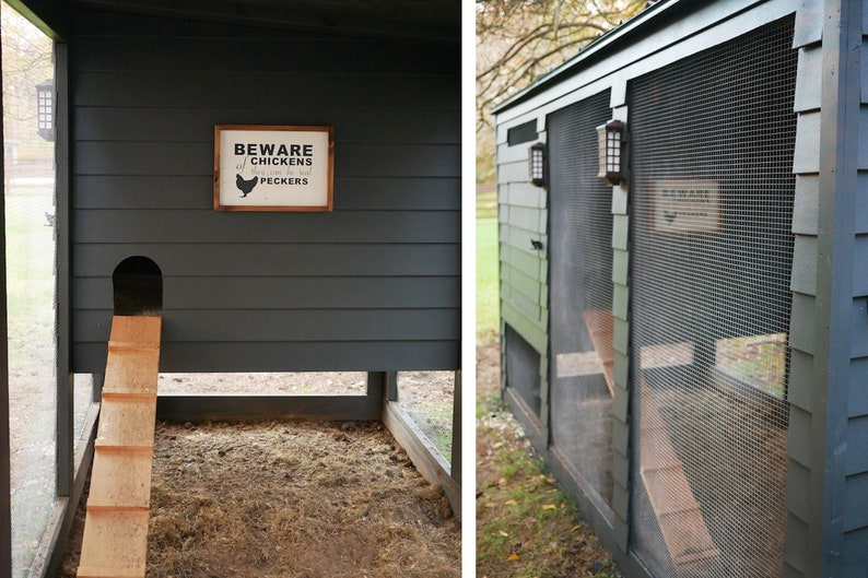 Modern Chicken Coop Plans Pdf File Chicken Coop Plan Simple Etsy