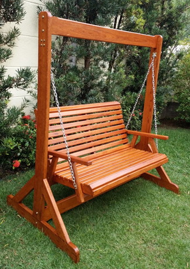 Porch Swing Plans Pdf Wooden Swing Plans for Outdoor Diy Etsy Canada