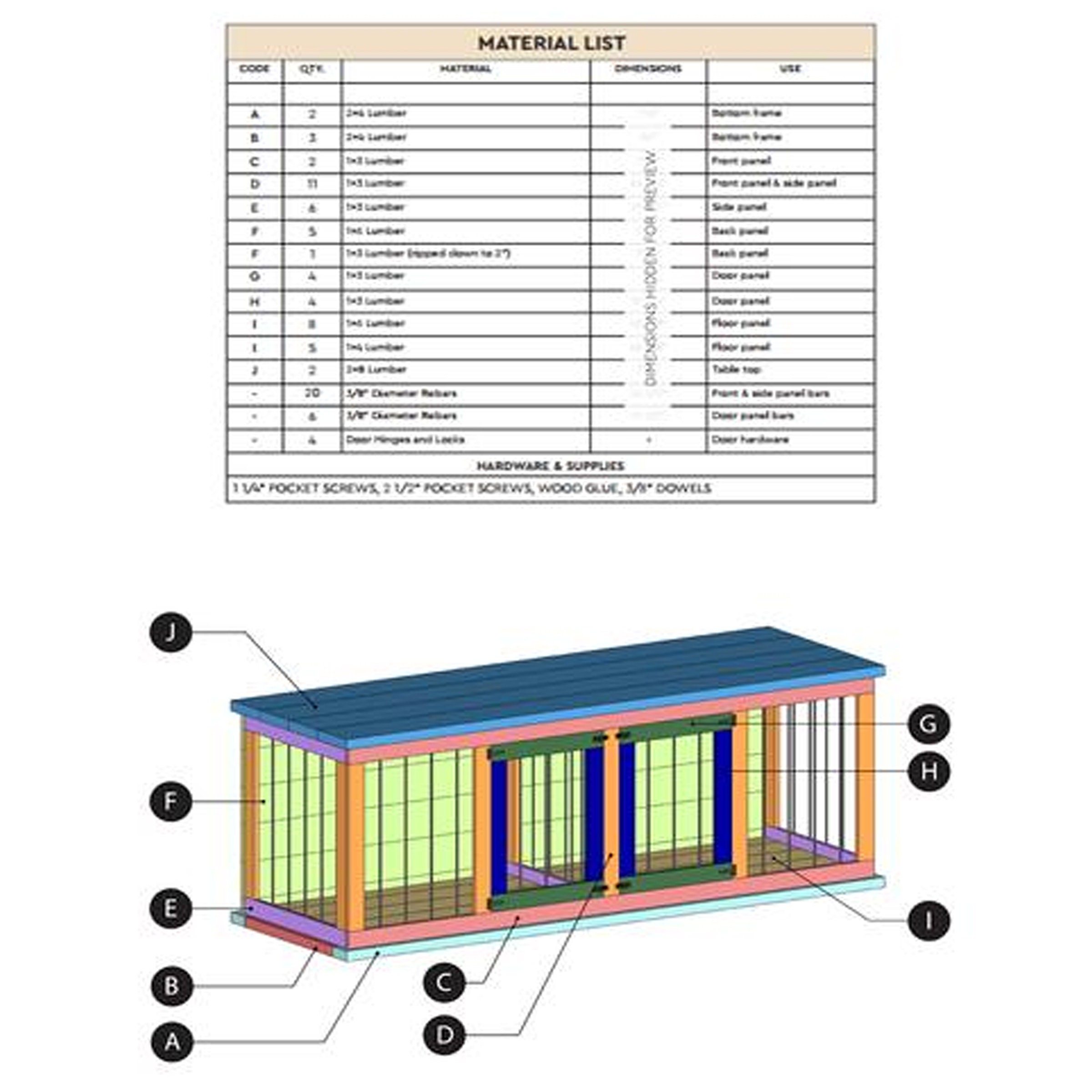 Dog Plan Library Large Double Dog Kennel Plans Wooden Dog Crate Entertainment Center ...