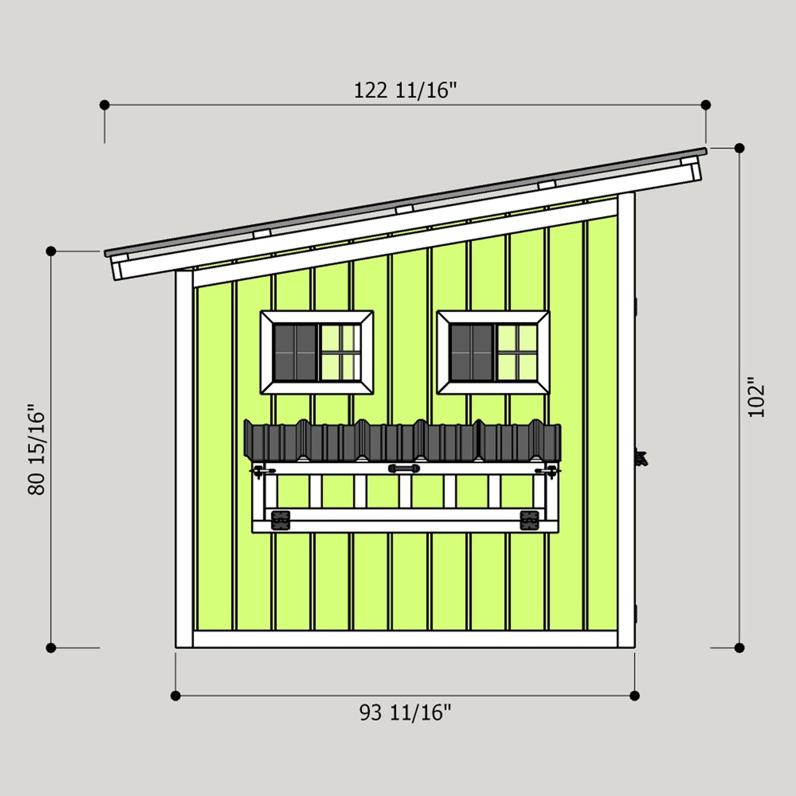 8x24 Chicken Coop Plans - DIY Chicken Coop Plans With Run -DIY Chicken ...