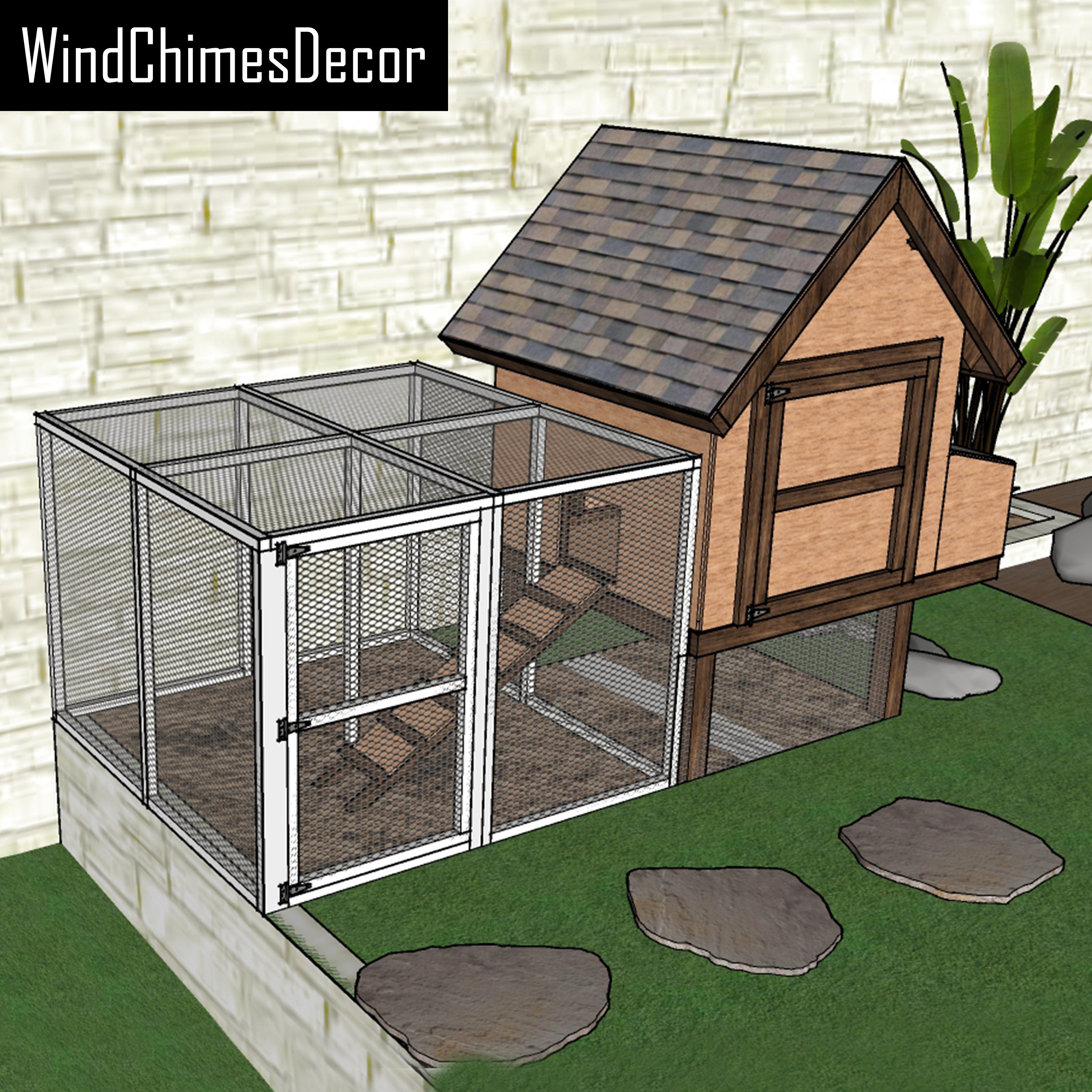Chicken Coop Plan 4x4 Chicken Coop With Run Plans Small Chicken Coop